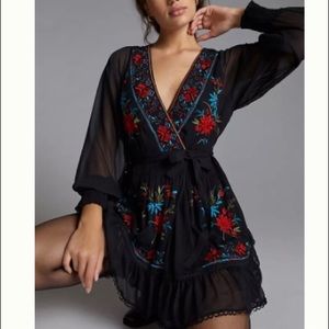 New with tags  size small anthro wrap dress